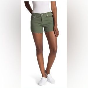 HUDSON Gracie Mid Rise Cutoff Denim Shorts